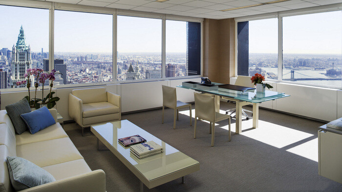 Lek证券办公室装修设计项目，现代风格让空间更生动