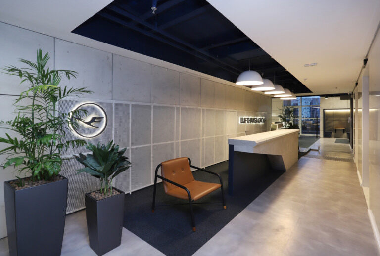 汉莎航空办事处办公室装修设计竞赛项目
