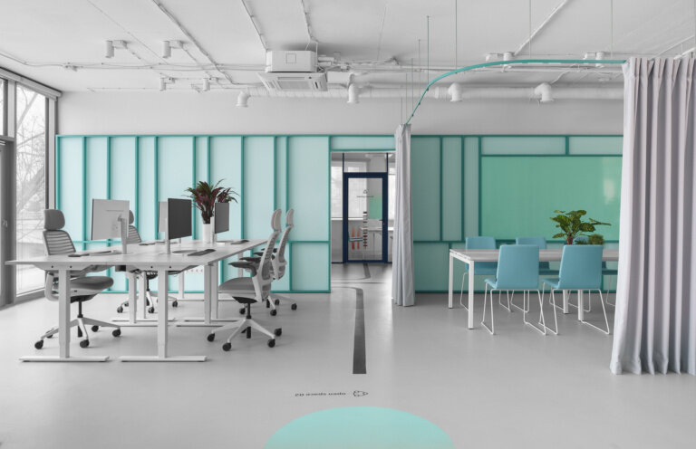 Appodel办公室设计，设计出独特材料使用办公