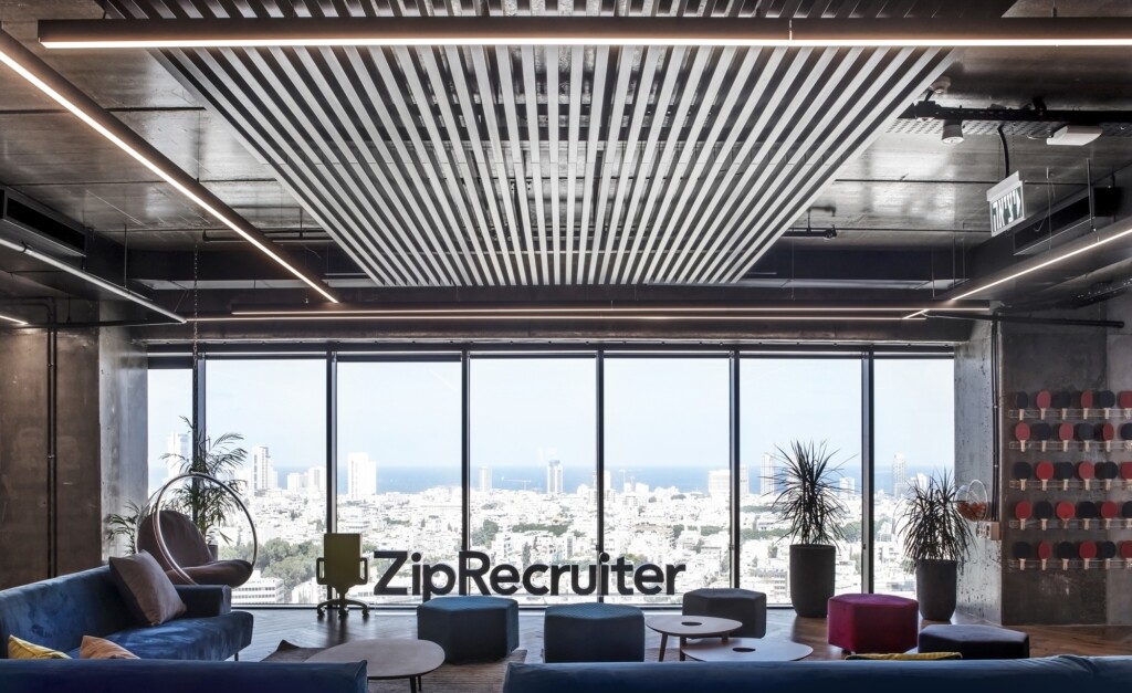 ZipRecruiter办公室装修设计 | 时尚感与现代感的融合