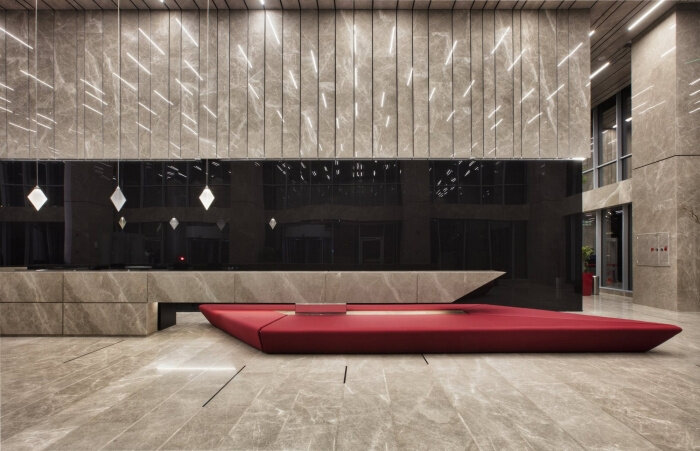 土耳其金融办公楼装修设计项目，大型办公室装修效果图