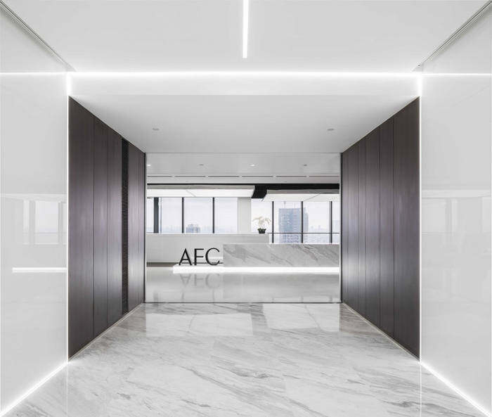 亚洲金融中心办公楼设计装修，现代简约空间效果