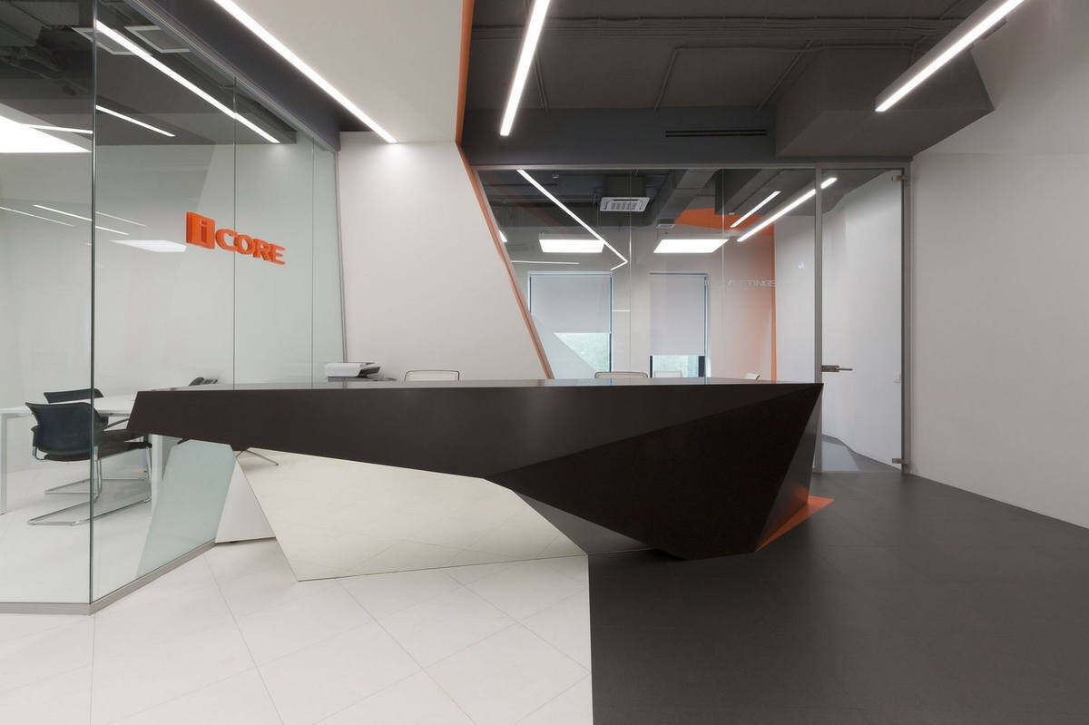 iCore办公室装修设计，由色彩、材料等效果体现出舒适度