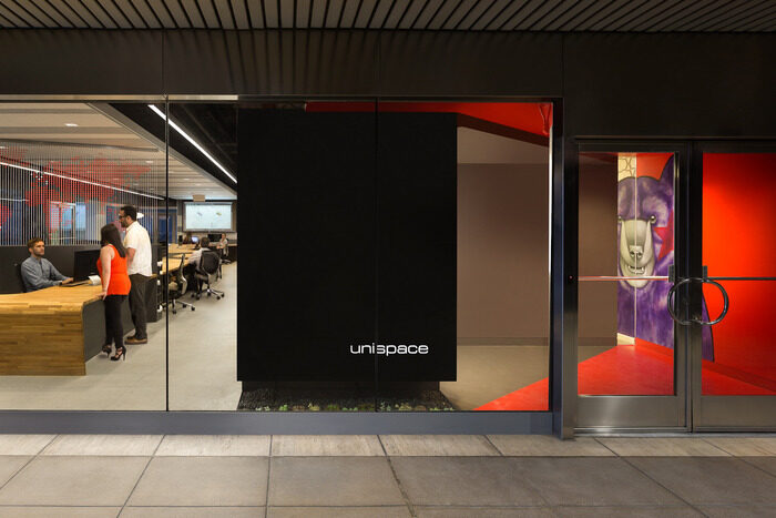 Unispace办公室设计，体现出流动自由办公环境