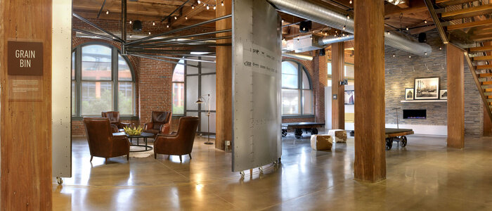 Osborn Barr办公室设计，工业风带来温暖质朴的感觉