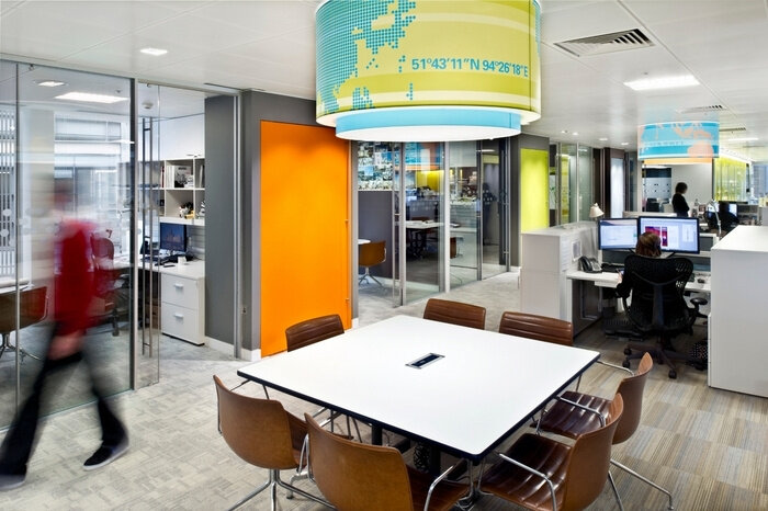 RTKL办公室设计，有鲜艳活力的办公环境