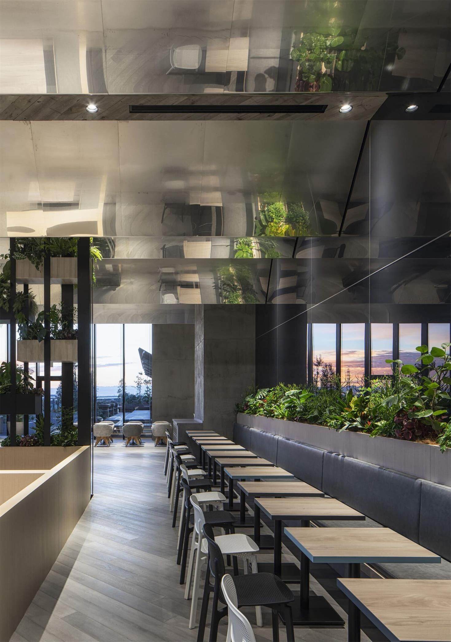 这样的绿植+工业风办公室设计绝美，没人反对吧？