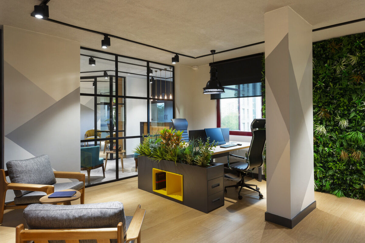 小型办公室装修设计突出企业文化的理念